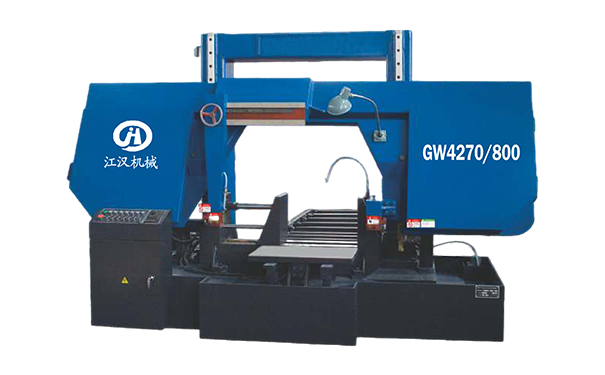 道滘镇GW4270/800双柱龙门卧式带锯床